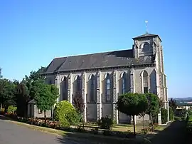 The church in Tessé-Froulay