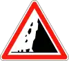 Risk of rockfall