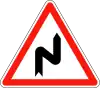 Double bend first to right