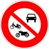 No motor vehicles including mopeds