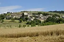 A general view of Francillon-sur-Roubion