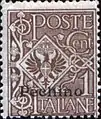 Stamp for the Italian post offices in Beijing