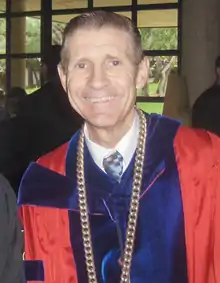 Frank Lazarus, president emeritus of the University of Dallas