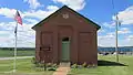 The Red Brick Schoolhouse, constructed in 1877, in Frankfort.