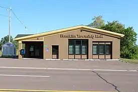 Franklin Township Hall along U.S. Route 41