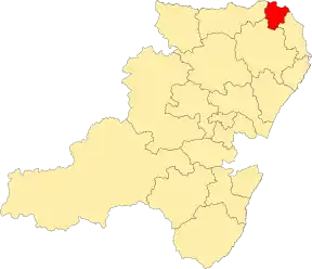 Location of the ward