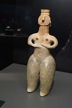 Ancient statuette from Kaluraz, 800-600 b.C.