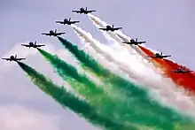 Former President Giorgio Napolitano reviewing formations deployed for the military magazine during the Festa della Repubblica 2008