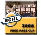 The Official Logo for the 2008 BCHL Fred Page Cup Playoffs.