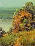 Verdant bluff landscape, 1911