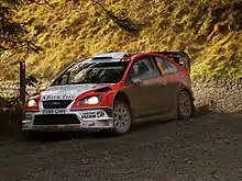 Federico Villagra at the 2007 Wales Rally GB