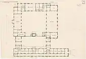 Floor plan of the complex