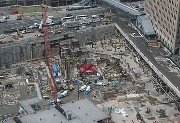 Steel installation, as of March 26, 2007