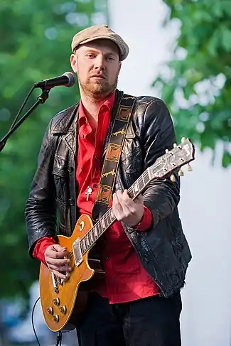 Image 14Henrik Freischlader Photograph: Stefan KrauseHenrik Freischlader (b. 1982) is a German blues guitarist and singer. He began his career in 1998, and established his own label, Cable Car Records, in 2009.More selected pictures