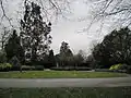 Formal garden in Friary Park