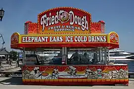 Fried dough stand, New England