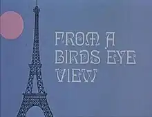 Series titles with a cartoon image of the Eiffel Tower