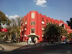 Frontón México in the Ponciano Arriaga and De la República streets