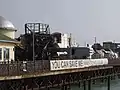 Shore-end damage to Hastings Pier, 9 October 2010