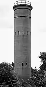 A fire control tower at Ft. Miles, DE