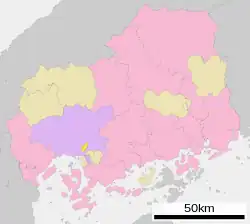 Location of Fuchū