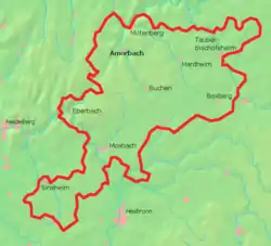 Map of the Principality of Leiningen