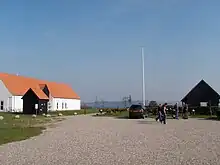 Fugledegård visitor centre on the western lakebrinks.