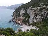 The beach of Cala Fuili