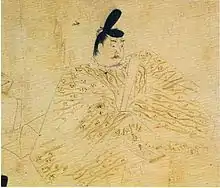 Drawing of Fujiwara no Yorinaga