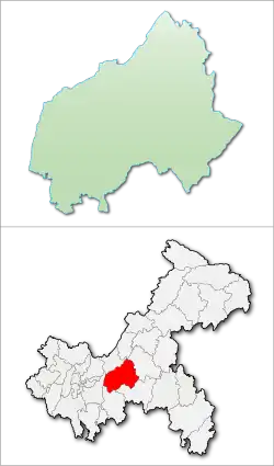 Fuling District in Chongqing