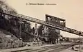 The viaduct comprising twelve sections, of which the longest, at 22 m (72 ft) crossed the tracks of the Coteaux line.