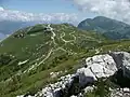 Cablecar from Malcesine to Monte Baldo. Top Station, ca. 1700m