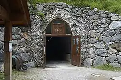 Entrance to the funicular station