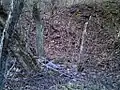 Stones of furnace one, long gone, viewed from creek side