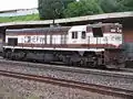 Brazilian EMD G16U #608 on the Vitória a Minas Railroad