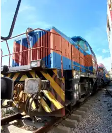 GA DE900 locomotive at Israel Railways museum.