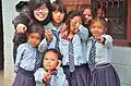 School girls in Nepal