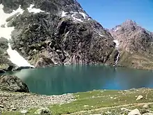 View of Gadsar lake