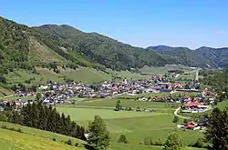 Southwest view of Gaflenz