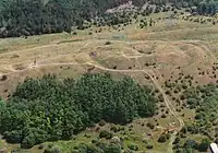 Szentandráspart from above (Galgahévíz)