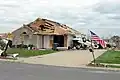 Residential damage in Gallatin, Tennessee