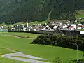 View of Galtür from the avalanche path