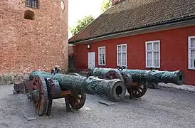 Russian cannons from the end of the 16th century