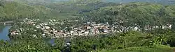 Aerial view of the Poblacion