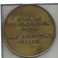 Back of Ganefo Bronze medal for Argentinian Water Polo Team