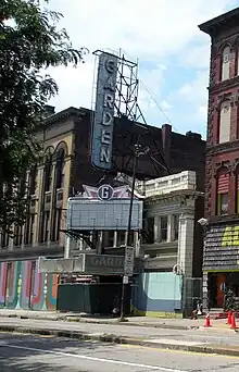 Garden Theater, built in 1915, at 12 West North Avenue.