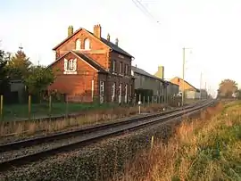 The former railway station in Critot