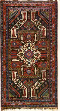 Image 3719th-century Gasimushaghi carpet from Şəlvə, Lachin (from Culture of Azerbaijan)