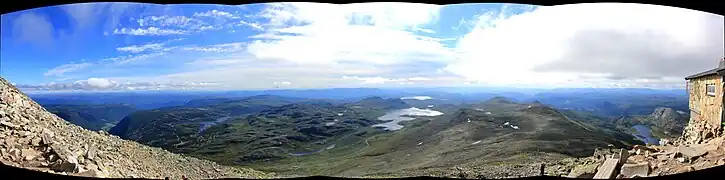 Gaustatoppen 360 degree photo