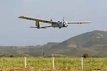 El E1 Gavilán in flight